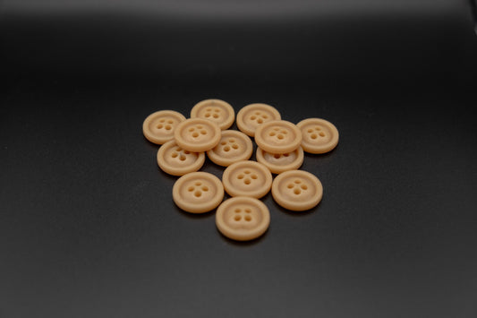 Butt - on® Beige 3335 - x10 Buttons - Eco - Friendly & Sustainable Buttons - Butt - on